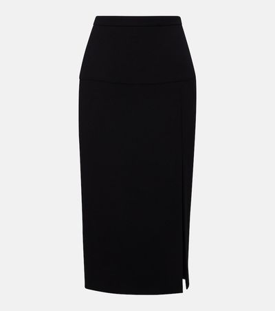 Valentino Valentino Virgin wool crêpe pencil skirt