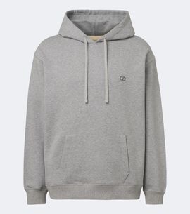 Valentino Valentino VLogo cotton jersey hoodie