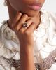 Valentino Garavani Valentino VLogo crystal-embellished enamel ring - 3