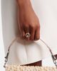 Valentino Garavani Valentino VLogo crystal-embellished enamel ring - 5