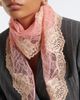 Valentino Valentino VLogo lace scarf - 3