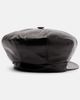 Valentino Valentino VLogo leather newsboy cap - 4