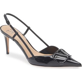 Valentino Valentino VLOGO Pointed Toe Slingback Pump