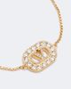 Valentino Valentino VLogo SwarovskiÂ®-embellished bracelet - 2