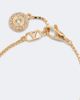Valentino Valentino VLogo SwarovskiÂ®-embellished bracelet - 4