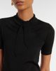 Valentino Valentino VLogo tie-neck wool-blend top - 3