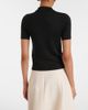 Valentino Valentino VLogo tie-neck wool-blend top - 5