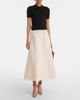 Valentino Valentino VLogo tie-neck wool-blend top - 6