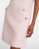 Valentino Valentino VLogo tweed minidress - 4