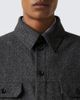 Valentino Valentino VLogo wool and silk-blend overshirt - 4