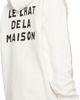Valentino Valentino White Cotton 'Le Chat De La Maison' Print Hoodie - 3
