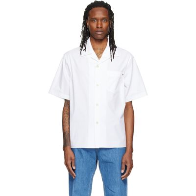 Valentino Valentino White Short Sleeve Cotton Poplin Shirt