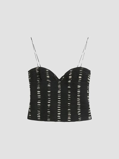 Valentino Valentino Women's Chiffon Top with Plusdepois Print