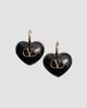 Valentino Valentino Women's Coeur Royal Earrings in Metal and Enamel - 1