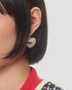 Valentino Valentino Women's Coeur Royal Metal, Enamel And Swarovski Crystal Earrings - 2