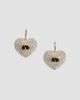 Valentino Valentino Women's Coeur Royal Metal, Enamel And Swarovski Crystal Earrings - 6