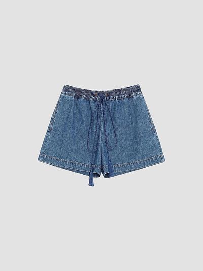 Valentino Valentino Women's Denim Chambray Shorts