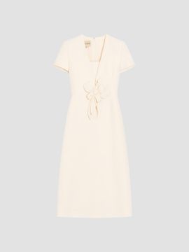 Valentino Valentino Women's Embroidered Crepe Couture Dress