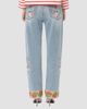 Valentino Valentino Women's Embroidered Denim Pants - 4