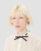 Valentino Valentino Women's Fleur Lumineuse Earring in Metal, Enamel and Fabric - 2