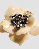 Valentino Valentino Women's Fleur Lumineuse Earring in Metal, Enamel and Fabric - 4