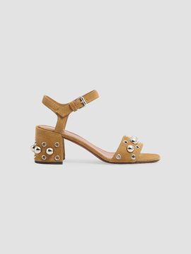 Valentino Valentino Women's Nellcôte 60MM Crust Leather Sandals
