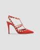 Valentino Valentino Women's Rockstud 100MM Suede Pumps - 1