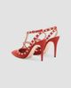 Valentino Valentino Women's Rockstud 100MM Suede Pumps - 3