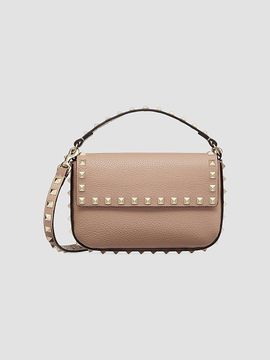 Valentino Valentino Women's Rockstud Grainy Calfskin Pouch