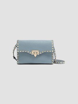Valentino Valentino Women's Small Rockstud Grainy Calfskin Crossbody Bag