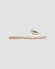 Valentino Valentino Women's Vlogo Cut-Out Calfskin Slide Sandals - 1