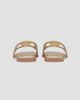Valentino Valentino Women's VLogo Cut-Out Laminated Nappa Leather Slide Sandals - 3