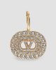 Valentino Valentino Women's VLogo Signature Earrings in Metal with Swarovski Crystals - 2