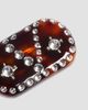 Valentino Valentino Women's VLogo Signature Hair Clip in Resin, Metal and Crystals - 5