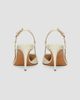 Valentino Valentino Women's Vlogo Signature Patent Leather Slingback Pump 80mm - 3