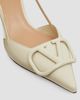 Valentino Valentino Women's Vlogo Signature Patent Leather Slingback Pump 80mm - 5