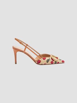Valentino Valentino Women's VLogo Signature Slingback Pumps 80MM