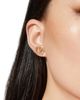 Valentino Valentino Women's Vlogo Signature Stud Earrings in Metal and Swarovski Crystals - 5