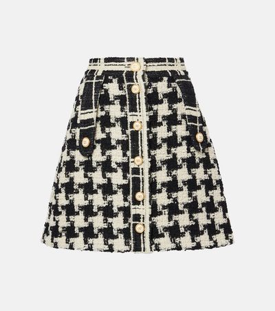 Valentino Valentino Wool-blend tweed miniskirt