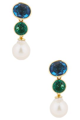 VALERE HOWLITE EARTH EARRINGS MULTI