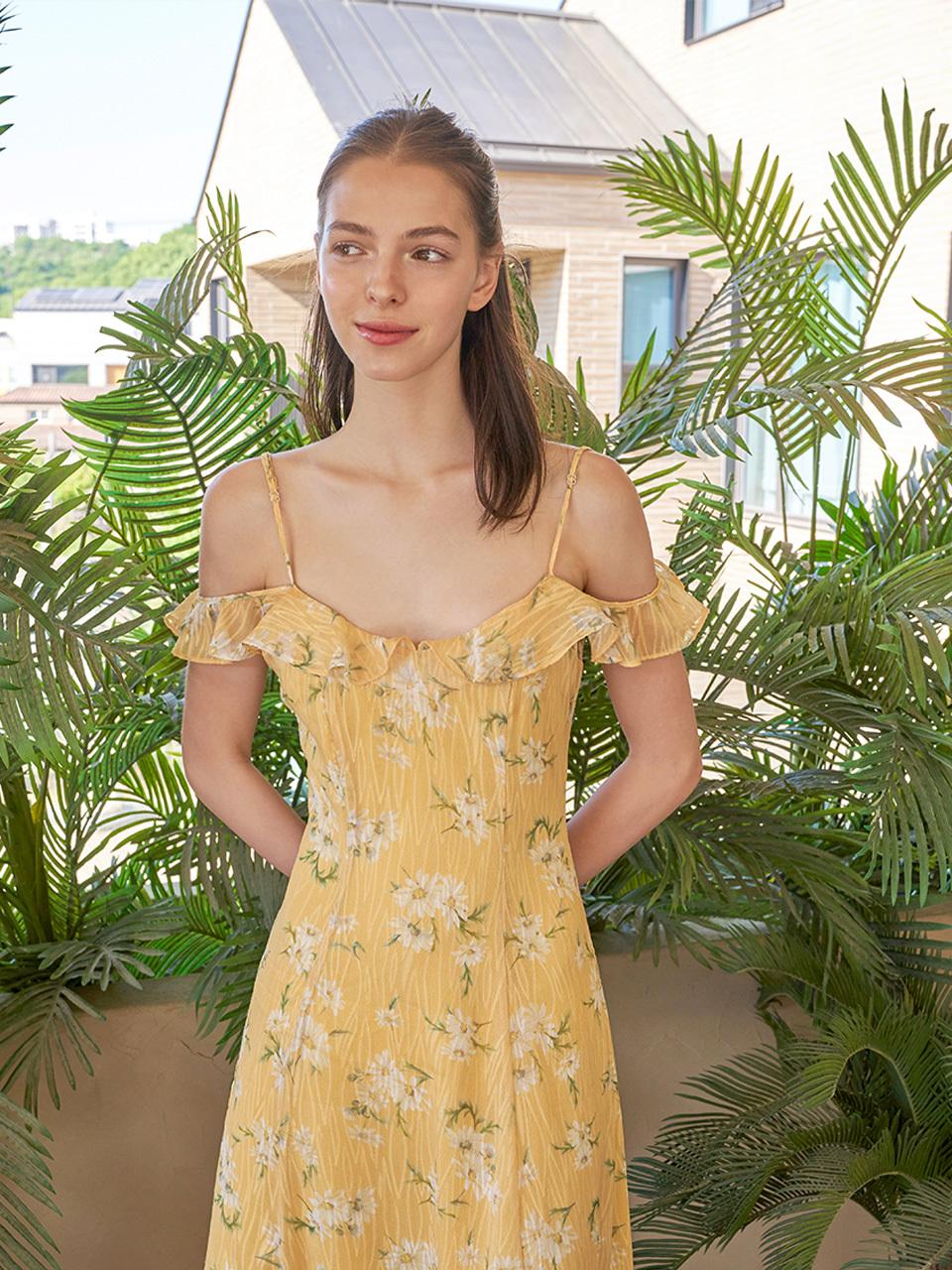VALLO DE NERA Lindi Dress_Yellow