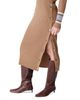 Vanessa Bruno Vanessa Bruno Dagmar Rib Knit Button Slit Sweater Dress - 4