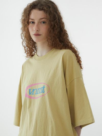 VANISHMENT Sport logo oversize t-shirt