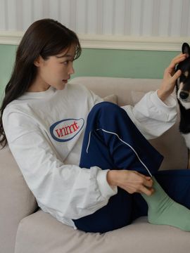 VANISHMENT Sport logo supersize long sleeve t-shirt