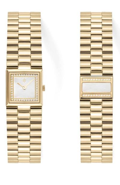 VANNA VANNA Catena Double-Gemstone Bracelet Watch