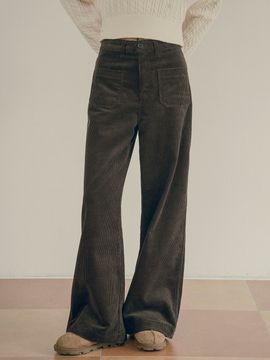 vanone atelier Corduroy straight pants_Brown