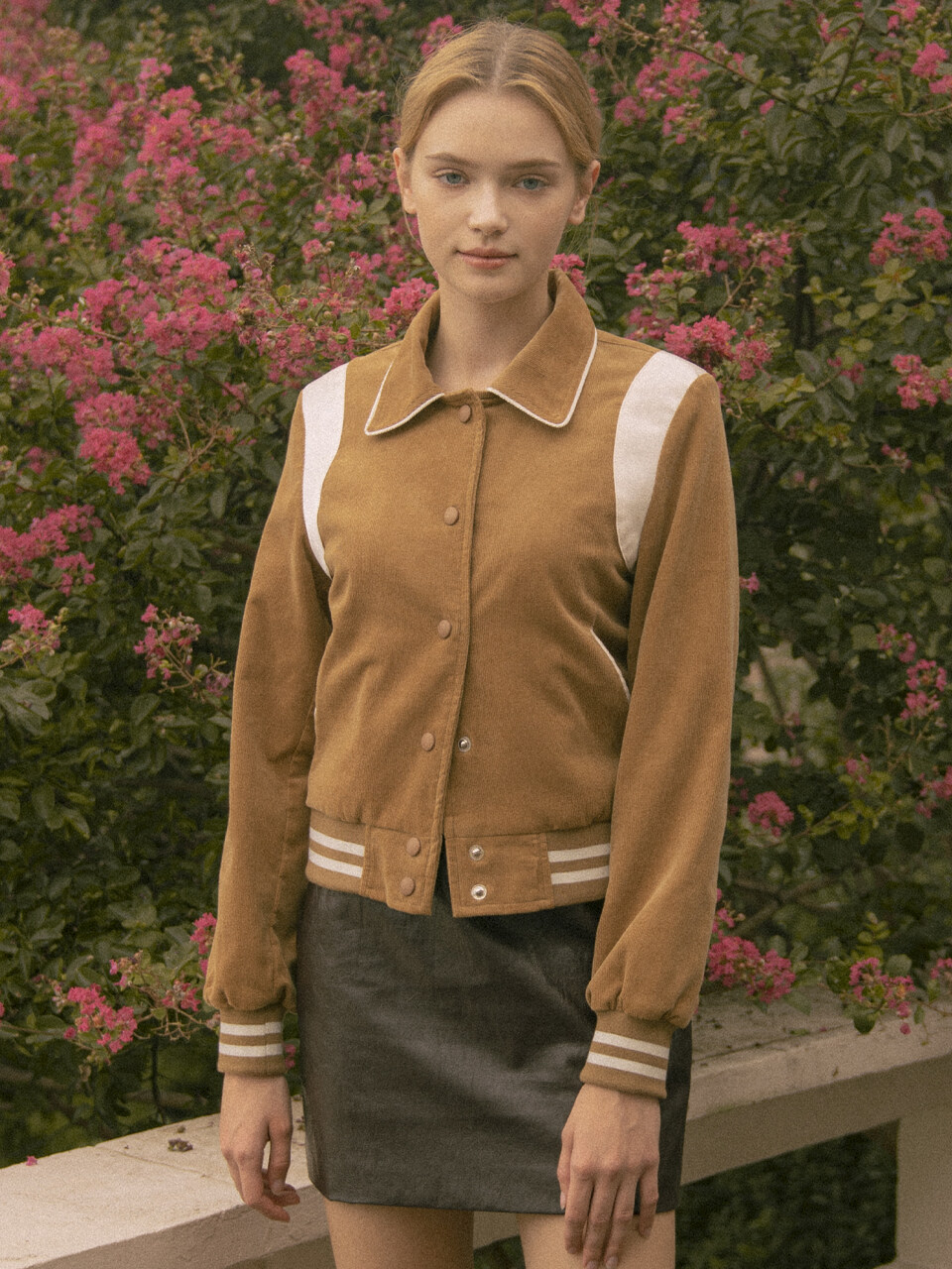 vanone atelier Corduroy Varsity Jacket