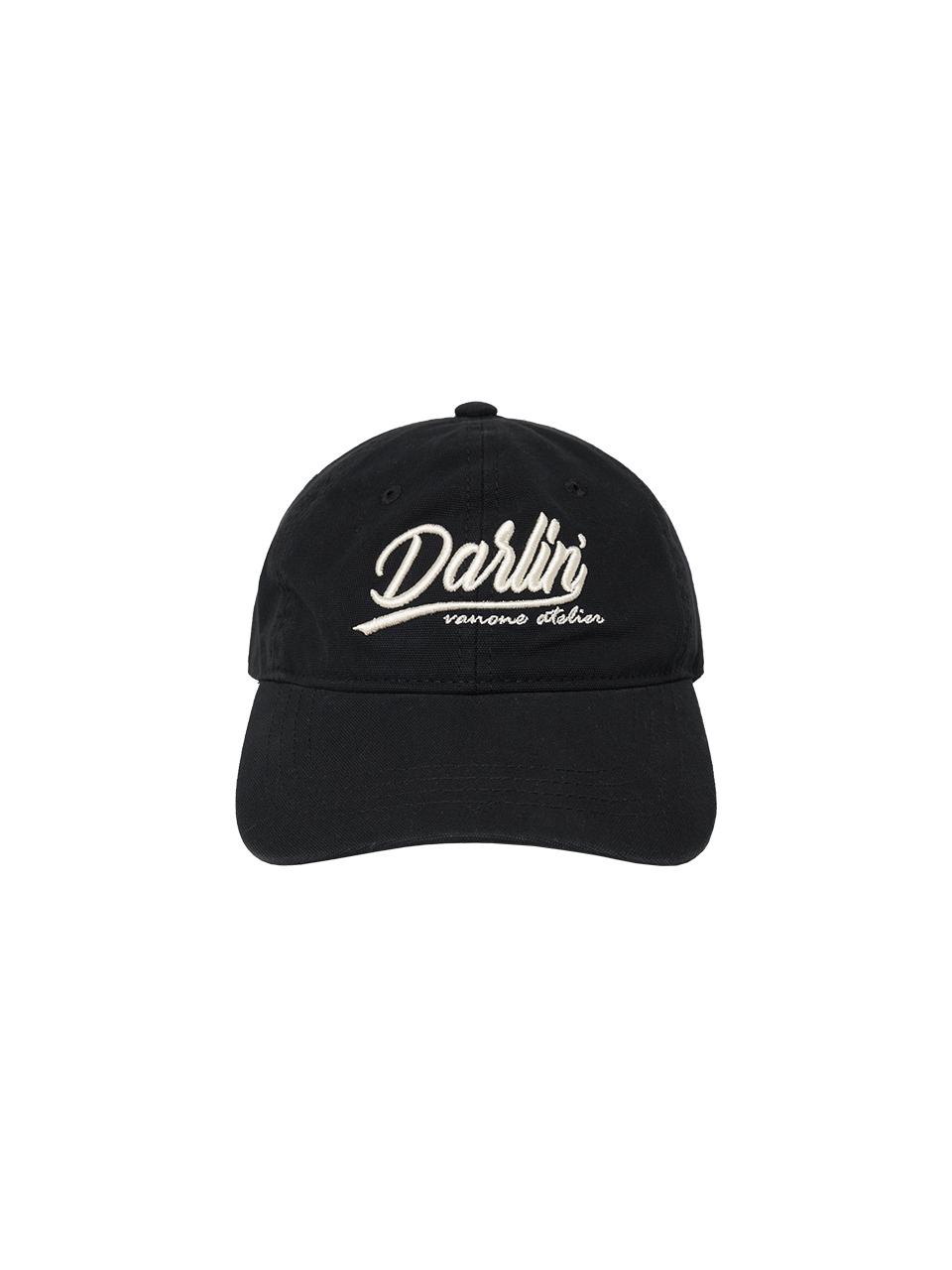 vanone atelier Darling Embroidered Ball Cap (B3010) [Black]