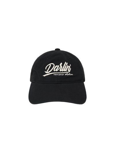 vanone atelier Darling Embroidered Ball Cap (B3010) [Black]