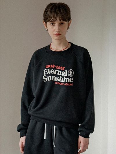 vanone atelier Eternal Sunshine Sweatshirt (A3517) [Black]